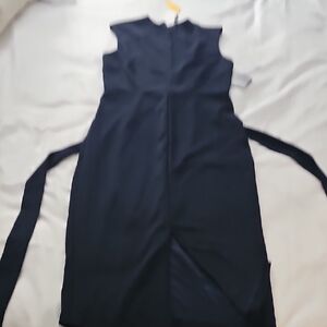 Alexia Admor Navy Backless Dress
